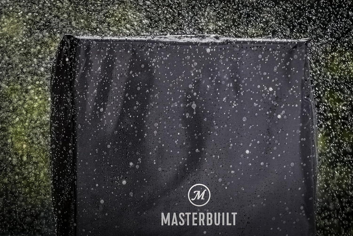 imageMasterbuilt 40inch Vertical BBQ Smoker WeatherResistant Polyester Cover to Fit All Masterbuilt 40inch Vertical Smokers in Black Model MB2008021040 inch