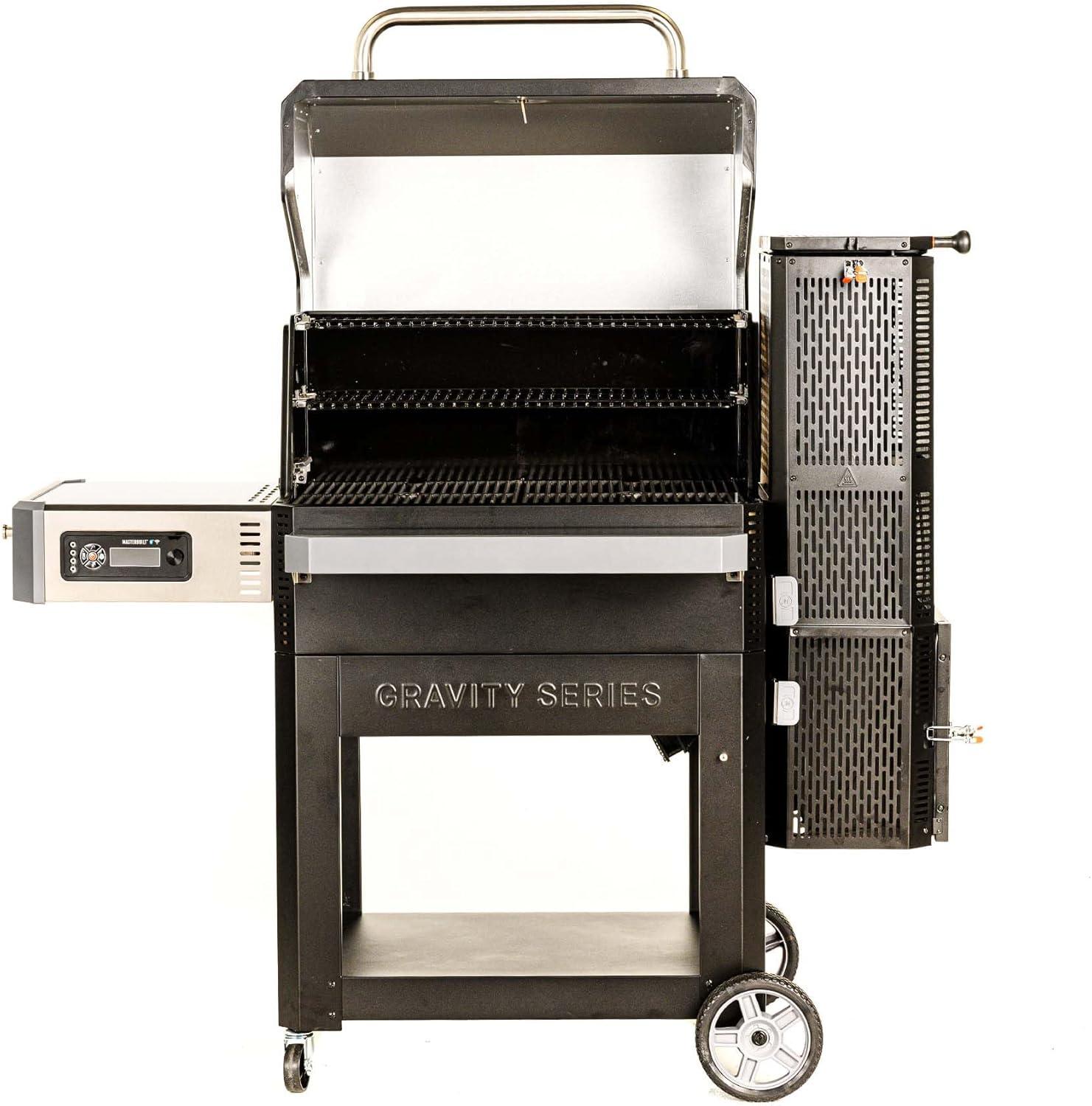 imageMasterbuilt Gravity Series 1050 Digital Charcoal Grill and Smoker with Digital Control App Connectivity and 1050 Cooking Square Inches in Black Model MB20041220