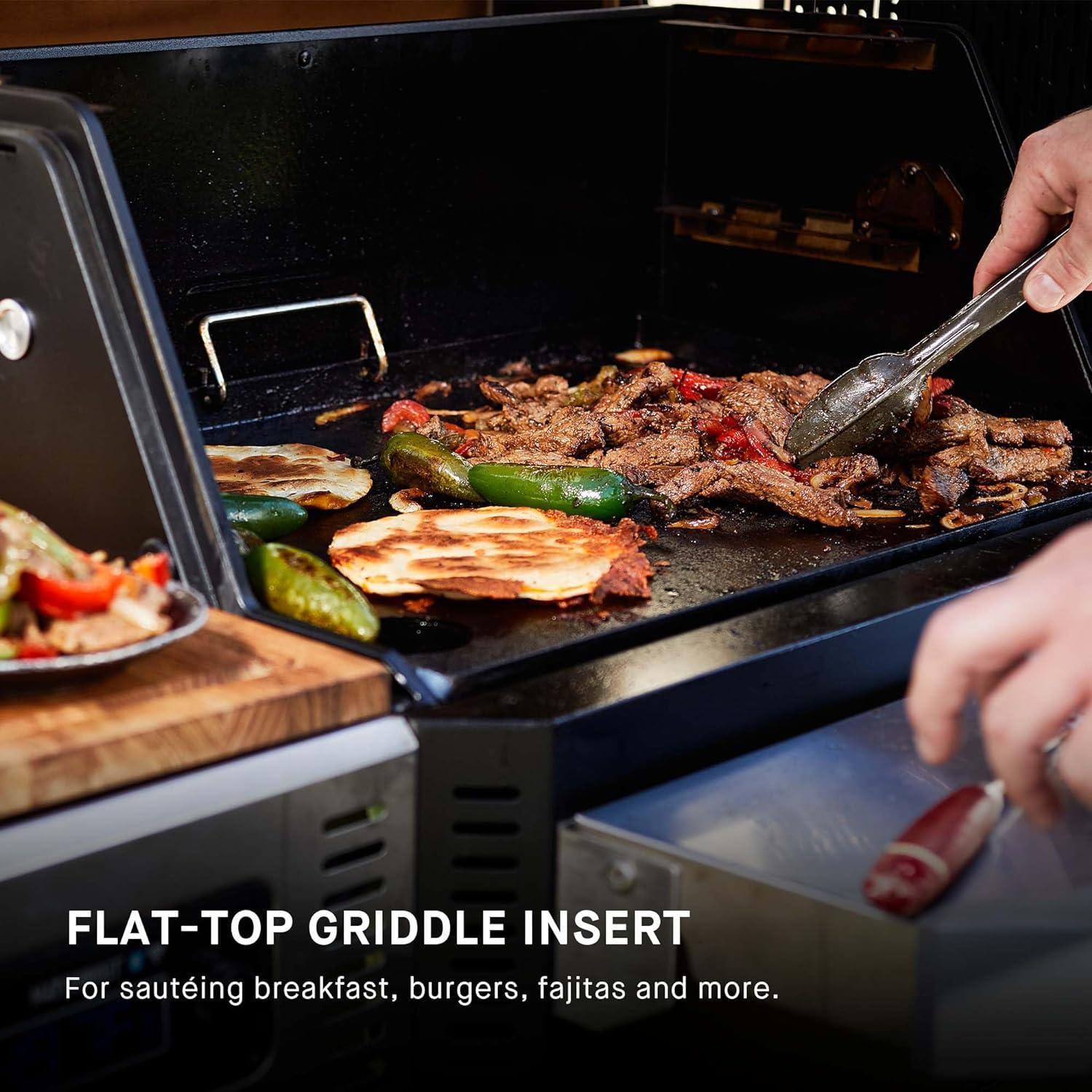 imageMasterbuilt Gravity Series 800 Digital Charcoal Grill Griddle and Smoker with Digital Control App Connectivity and 800 Cooking Square Inches in Black Model MB20040221