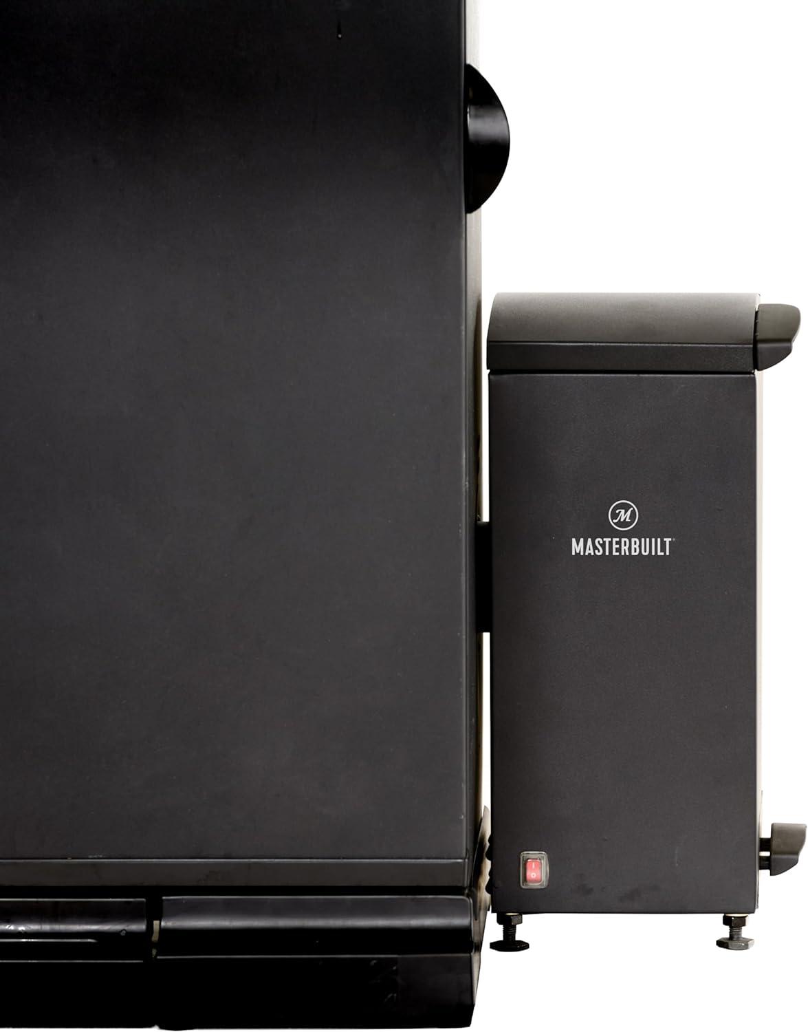 imageMasterbuilt Slow and Cold Smoker Accessory Attachment With Removable Ash Tray for Masterbuilt Vertical BBQ Smokers in Black 10 x 10 x 18 Model MB20100112New Version