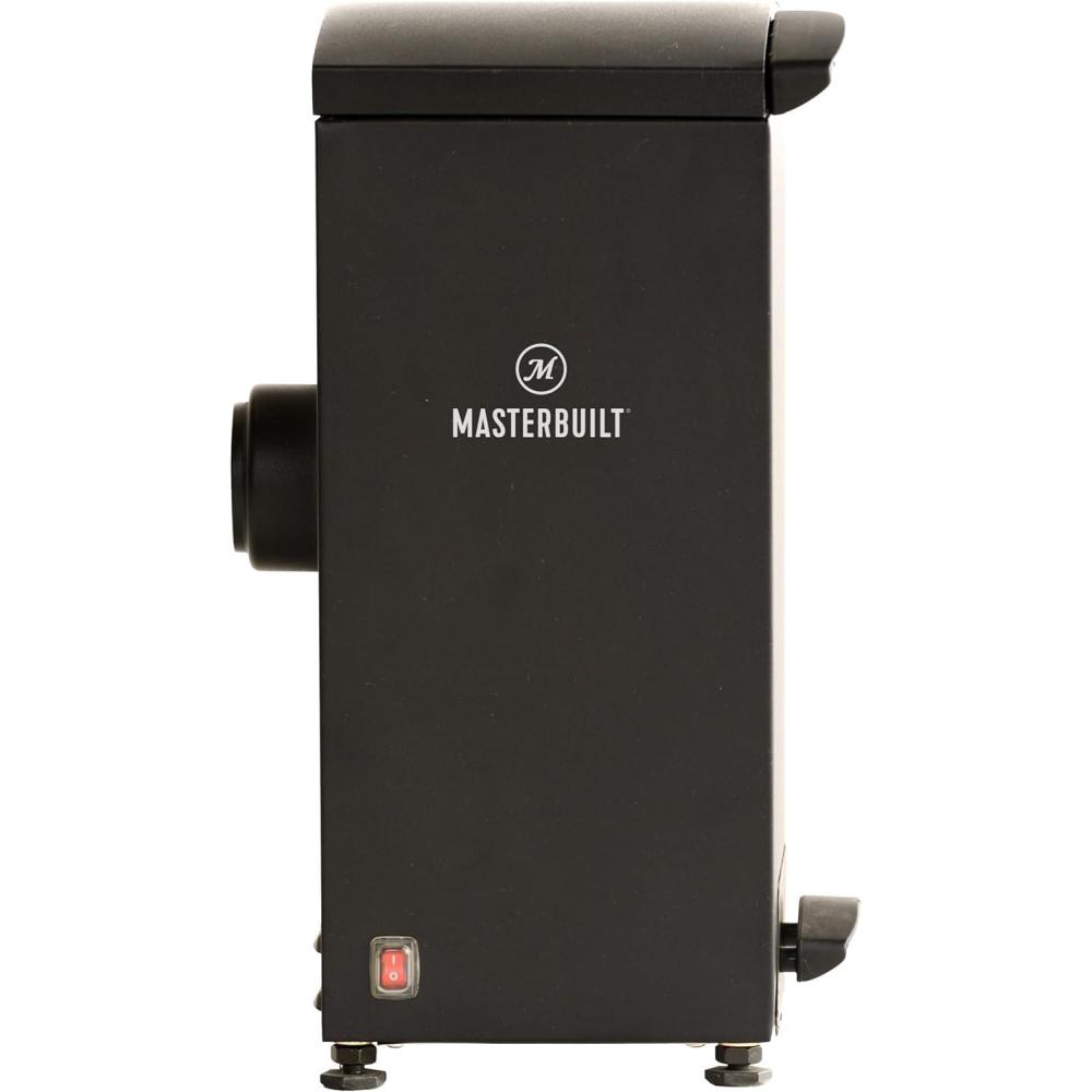 imageMasterbuilt Slow and Cold Smoker Accessory Attachment With Removable Ash Tray for Masterbuilt Vertical BBQ Smokers in Black 10 x 10 x 18 Model MB20100112New Version