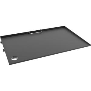 Masterbuilt® Gravity Series 1050 Digtal Charcoal Grill and Smoker Pre-Seasoned Steel Flat-Top Griddle Accessory Insert with 435 Cooking Square Inches in Black, Model MB20181622