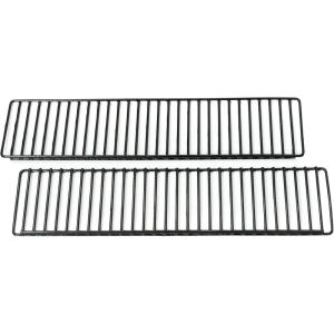 Masterbuilt® Gravity Series 560 Digital Charcoal Grill and Smoker Non-Stick Porcelain-Coated Warming Rack Accessory Insert 2-Pack in Black, Model MB20091420