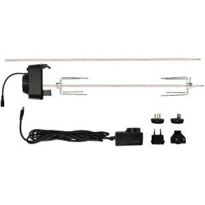 Masterbuilt® Gravity Series Rotisserie Accessory Attachment with Stainless Steel Spit Rods, Meat Claws and and Electric Power Source, Model MB20091220(Rotisserie Kit)