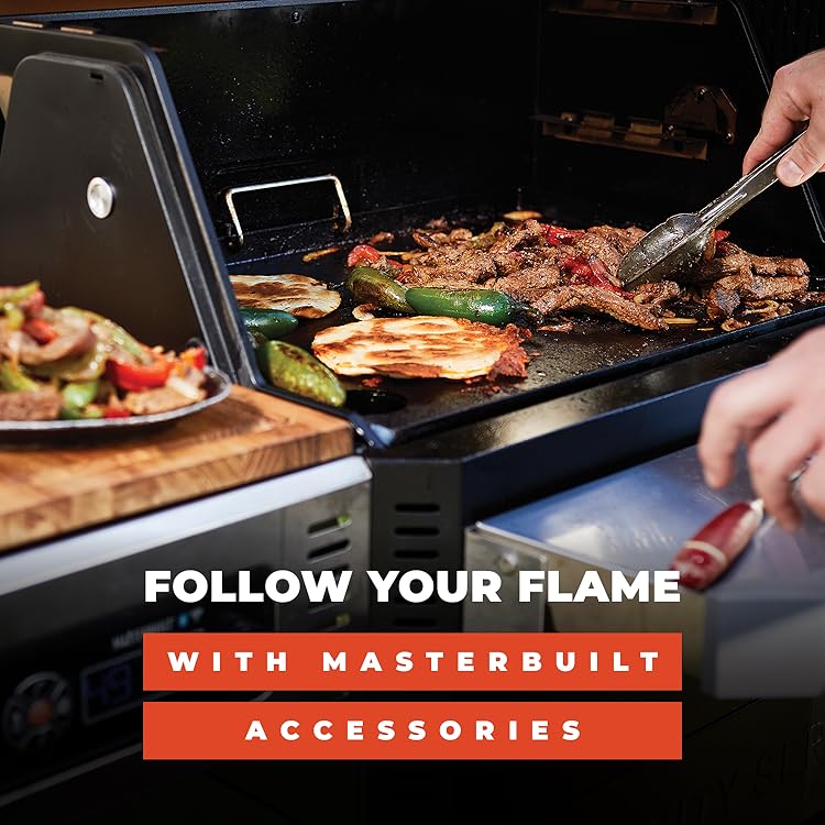 Masterbuilt: Digital charcoal grills, frying pans, and smokers with digital controls and app connectivity; high-performance smokers and grills designed for every chef.